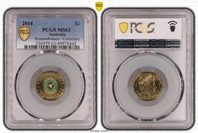 2014 $2 Remembrance - Colorized MS63