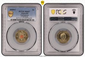 2020-C $2 Firefighters Colorized MS67