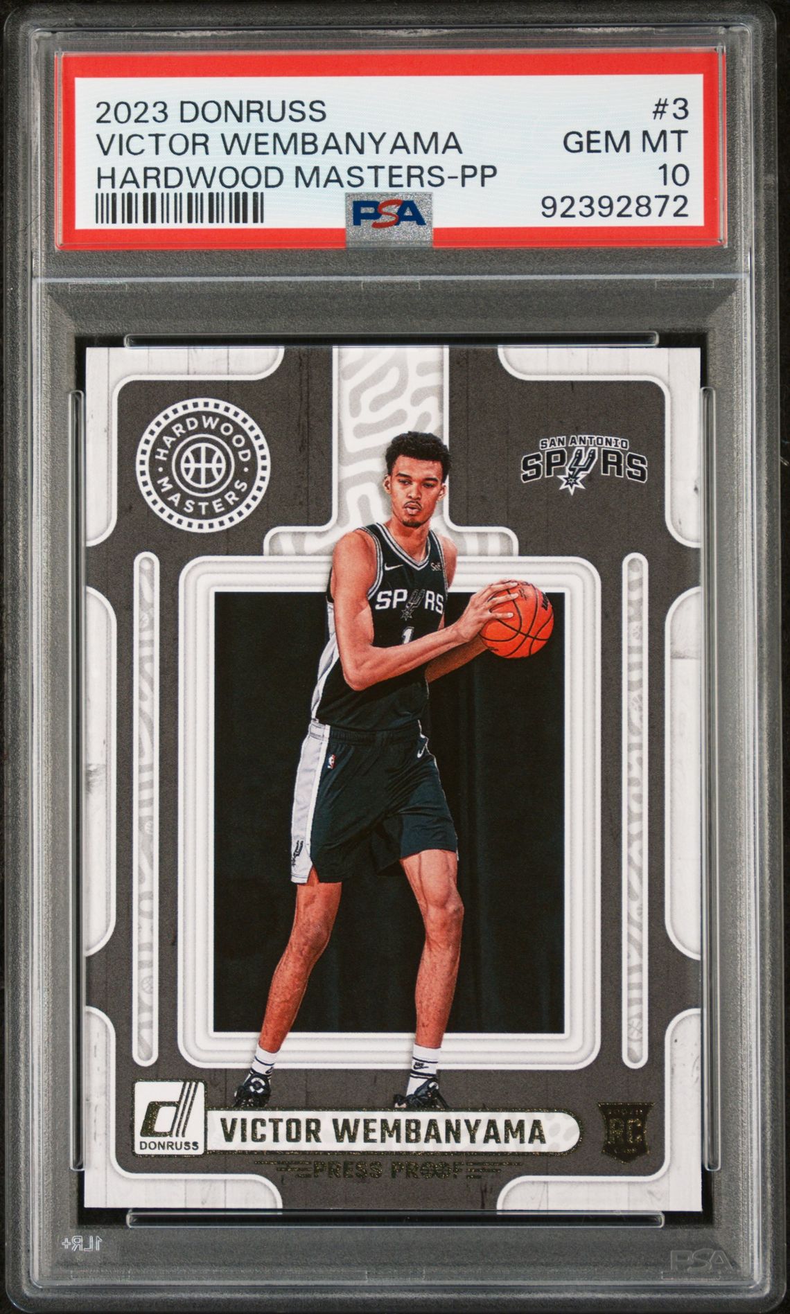 2023 Panini Panini Donruss Hardwood Masters #3 Victor Wembanyama front
