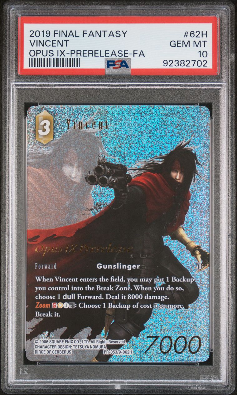 PSA Set Registry Showcase: Final Fantasy TCG Gold Stamps