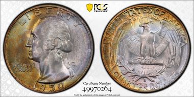 1950-S 25C DDR, FS-801 MS67