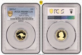 2023-C $10 Mob of Thirty PR69DCAM