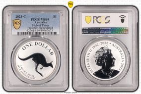 2023-C $1 Mob of Thirty Frosted Uncirculated MS69
