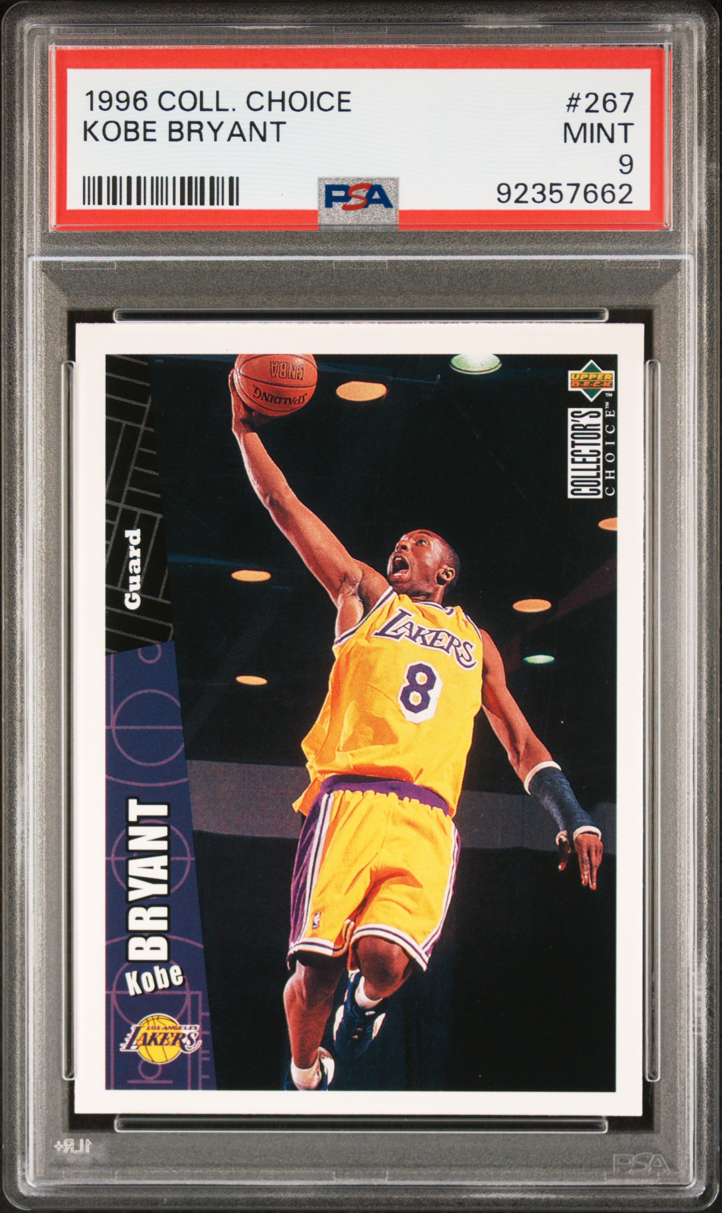 1996 kobe bryant collectors choice