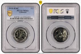 2018-KMC € 2 MS64