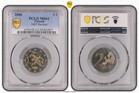 2006 € 2 2007 Reverse MS64