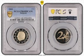 2001 € 2 PR68DCAM