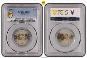 2002 € 2 MS69