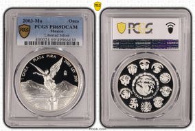 2003-Mo Onza Libertad Ag PR69DCAM