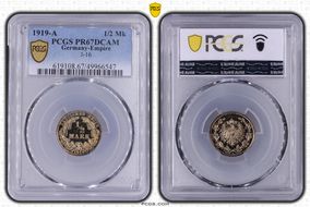 1919-A 1/2 Mk J-16 PR67DCAM