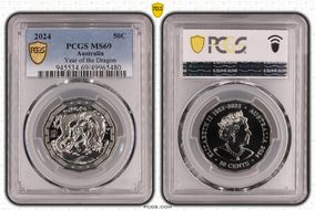 2024 50C Year of the Dragon MS69