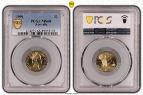 1991 $2 MS68