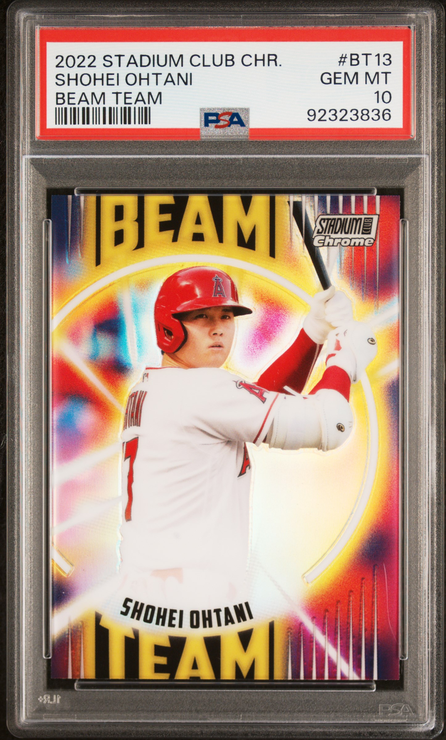 T&C's 2022 Topps Stadium Club Chrome Beam Team Shohei Ohtani Beam