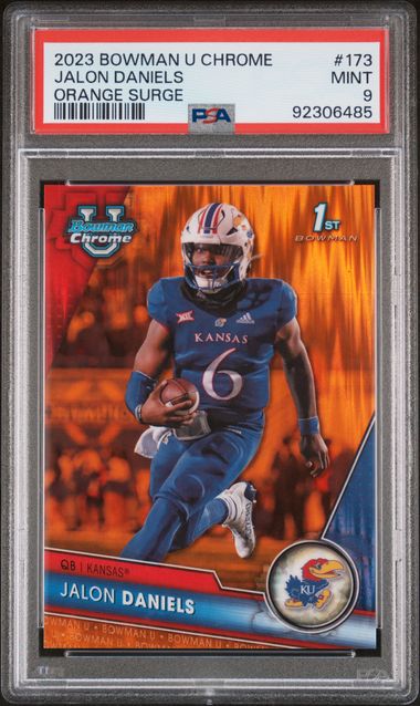 2023 Bowman Bowman University Refractor #173 Daniels front