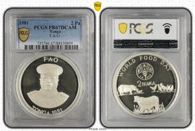 1981 2 Pa F.A.O. PR67DCAM
