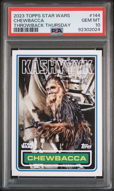 2023 Topps #144 Chewbacca Star Wars front