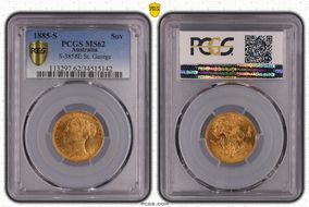 1885-S Sov S-3858E St. George MS62