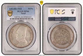 AH1352-1933 20 Pst XF40