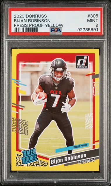 2023 Panini Donruss Yellow #305 Robinson front