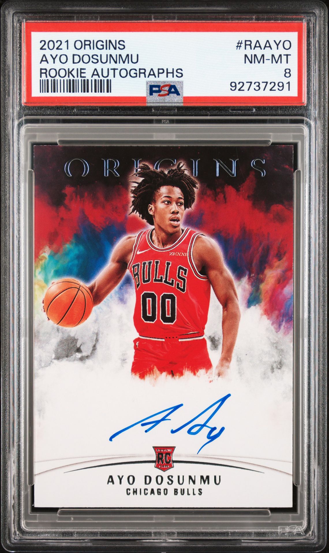 2021 Panini PANINI ORIGINS ROOKIE AUTOGRAPHS #RAAYO Ayo Dosunmu front