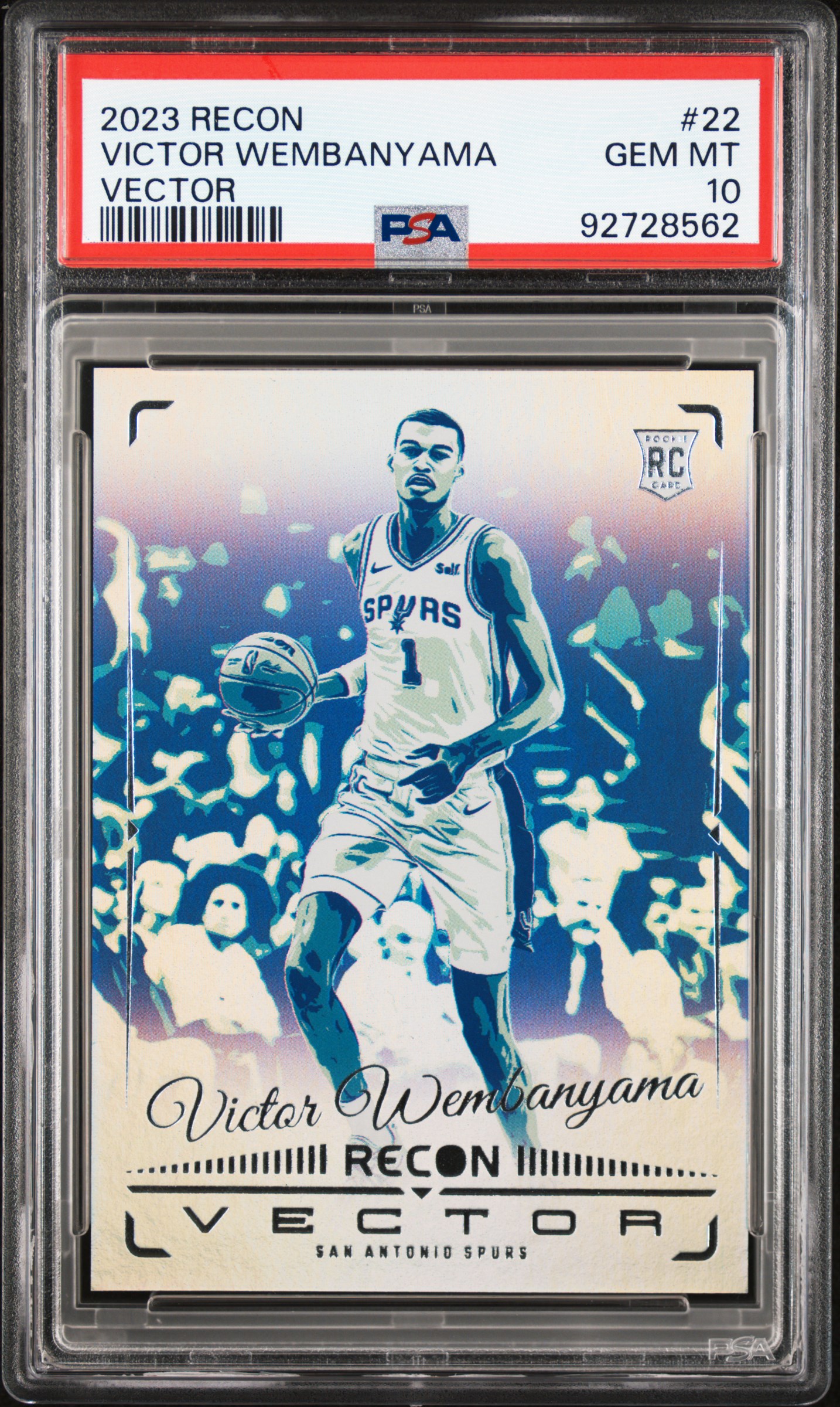 BMO Collection's 2023 Panini Recon Vector Victor Wembanyama #22