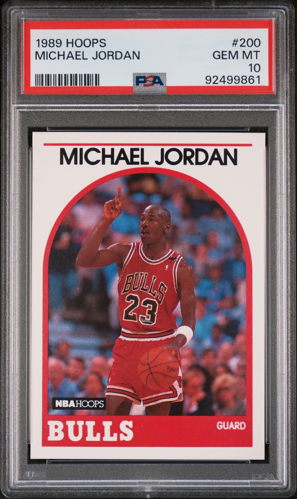 1989 Hoops HOOPS #200 Michael Jordan front