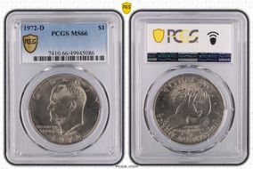 1972-D $1 MS66