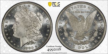 1880-O $1 MS64+