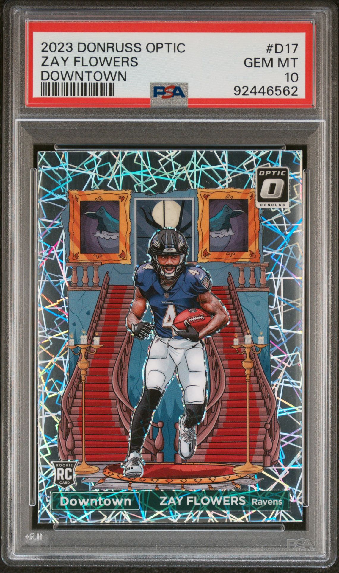 2023 Panini PANINI DONRUSS OPTIC DOWNTOWN! #D17 Zay Flowers front