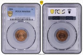 1884 1C MS65RB
