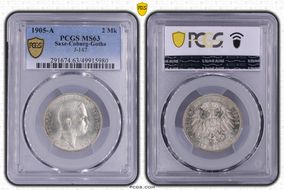 1905-A 2 Mk J-147 MS63