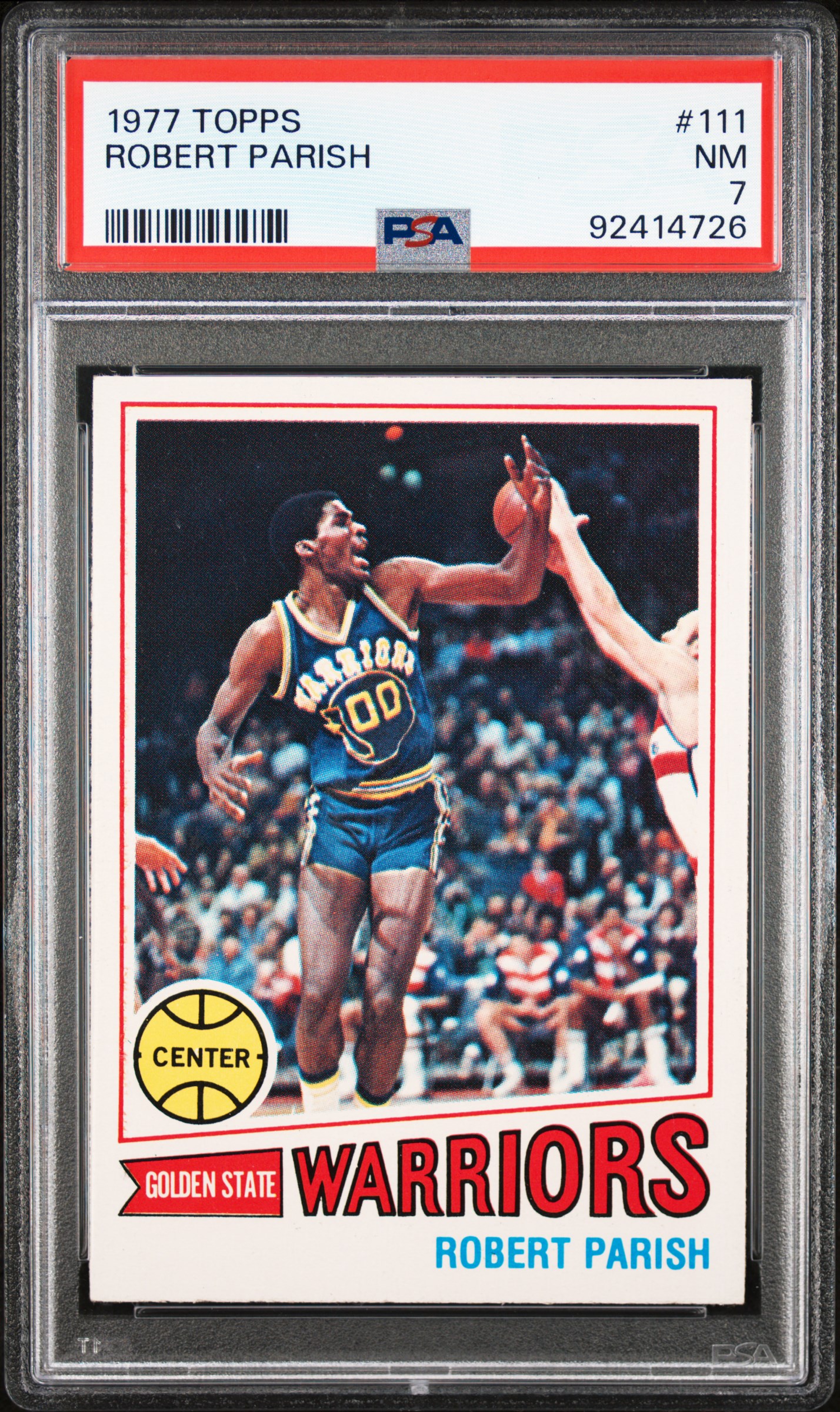 1977 Topps Robert Parish #111 Nm 7 front