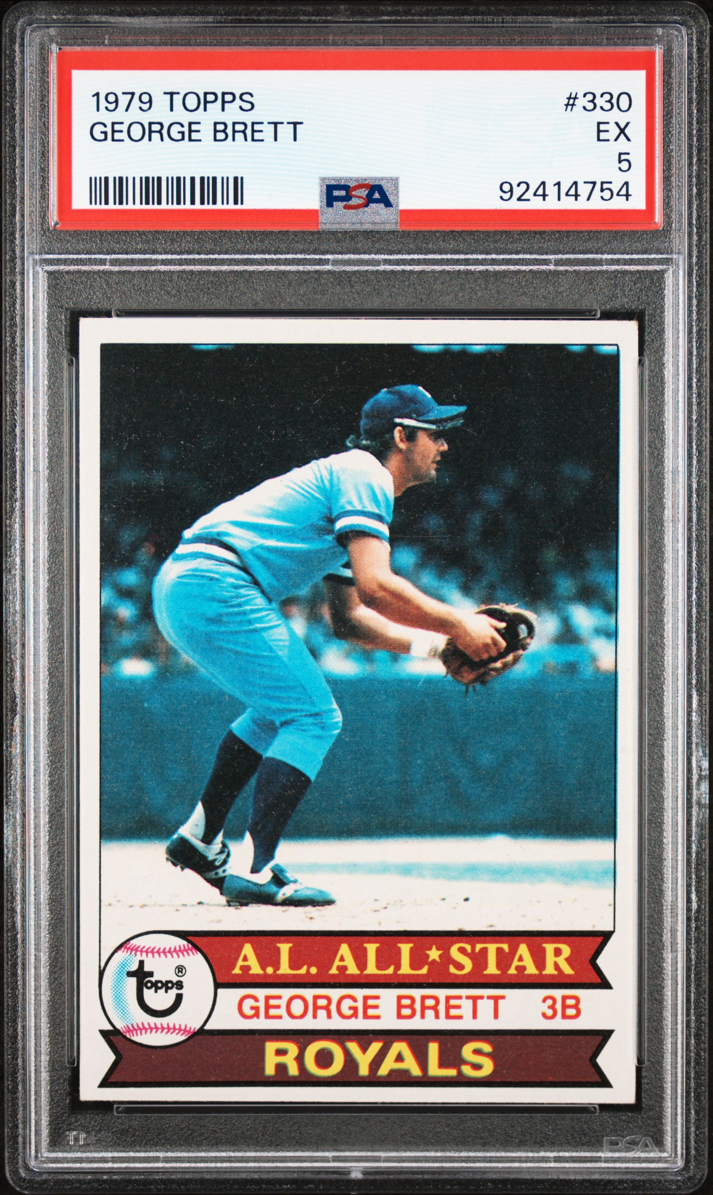 1979 Topps George Brett #330 Ex 5 front