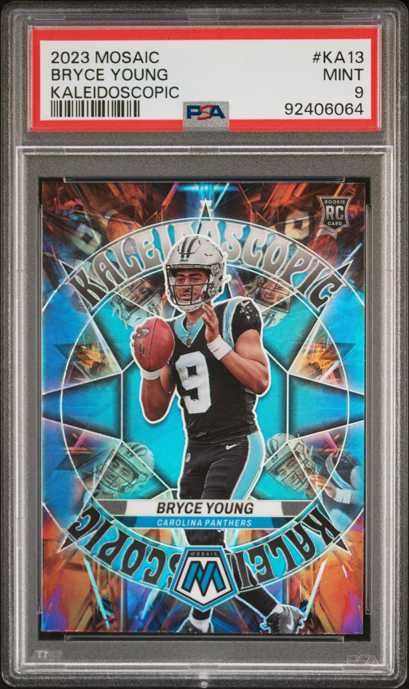 2023 Panini Mosaic Kaleidoscopic Bryce Young #Ka13 Mint 9 front