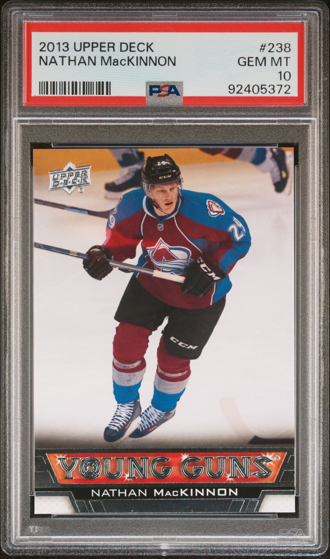 2013 Upper Deck UPPER DECK #238 Nathan Mackinnon front