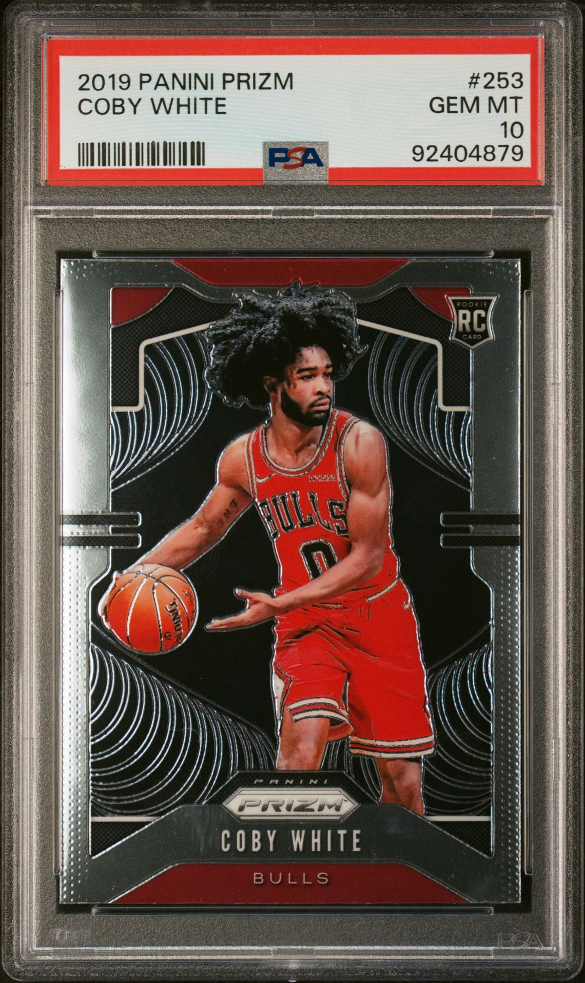 2019 Panini Prizm Coby White #253 Gem Mt 10 front