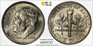 2024-D 10C MS66FB