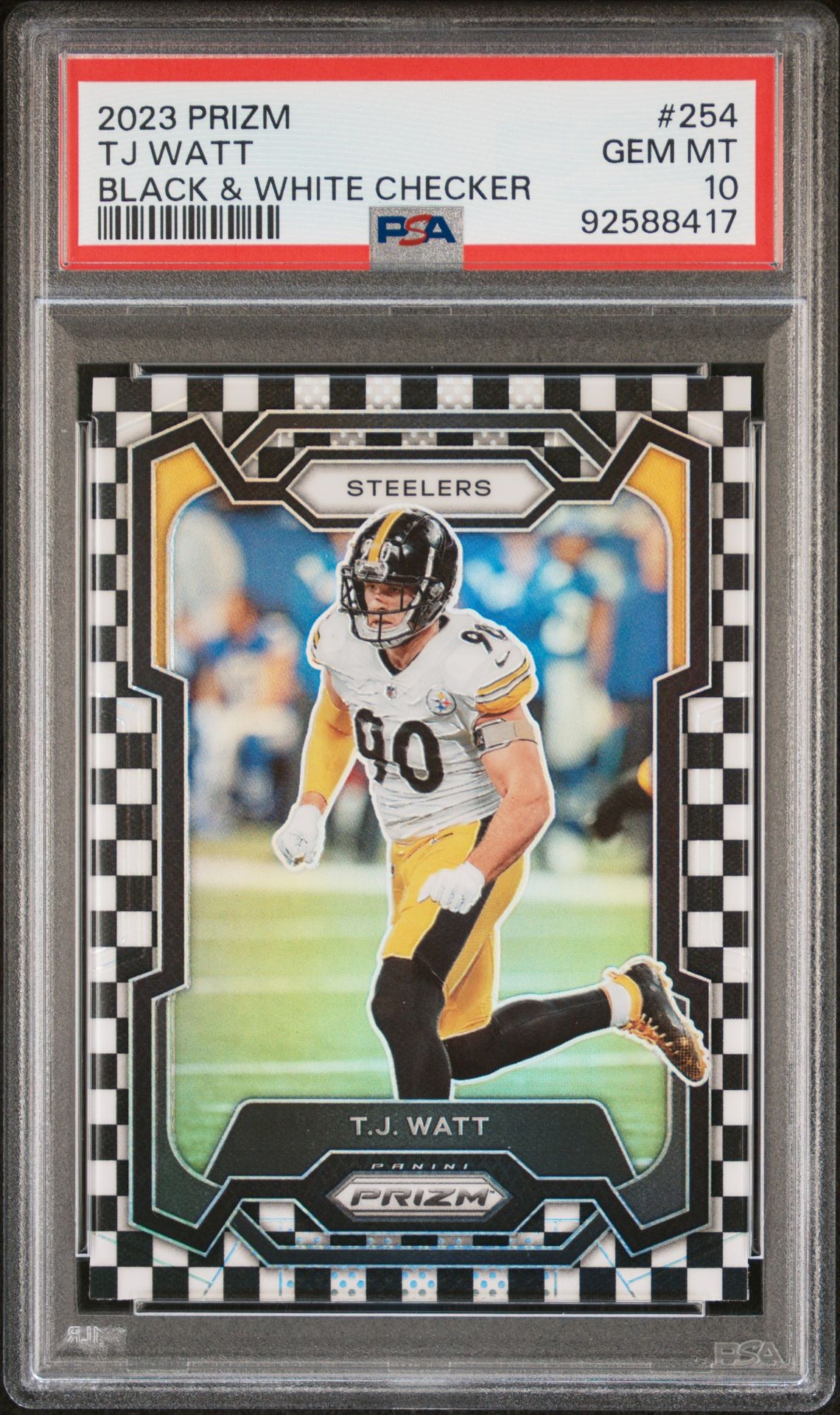2023 Panini PANINI PRIZM PINK PRIZM #254 Tj Watt front