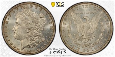 1898 $1 MS62