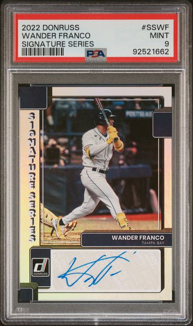 2022 Panini PANINI DONRUSS SIGNATURE SERIES #SSWF Wander Franco front