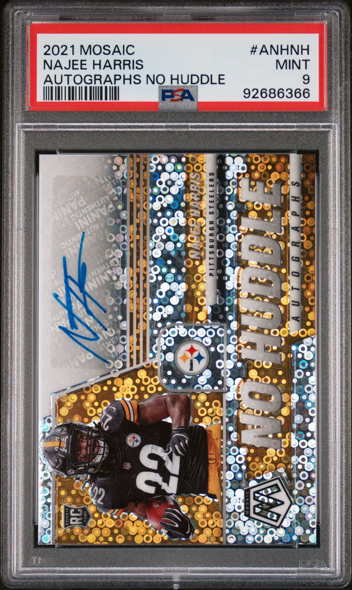 2021 Panini PANINI MOSAIC AUTOGRAPHS NO HUDDLE #ANHNH Najee Harris front