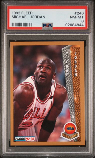 1992 Fleer FLEER #246 Michael Jordan front