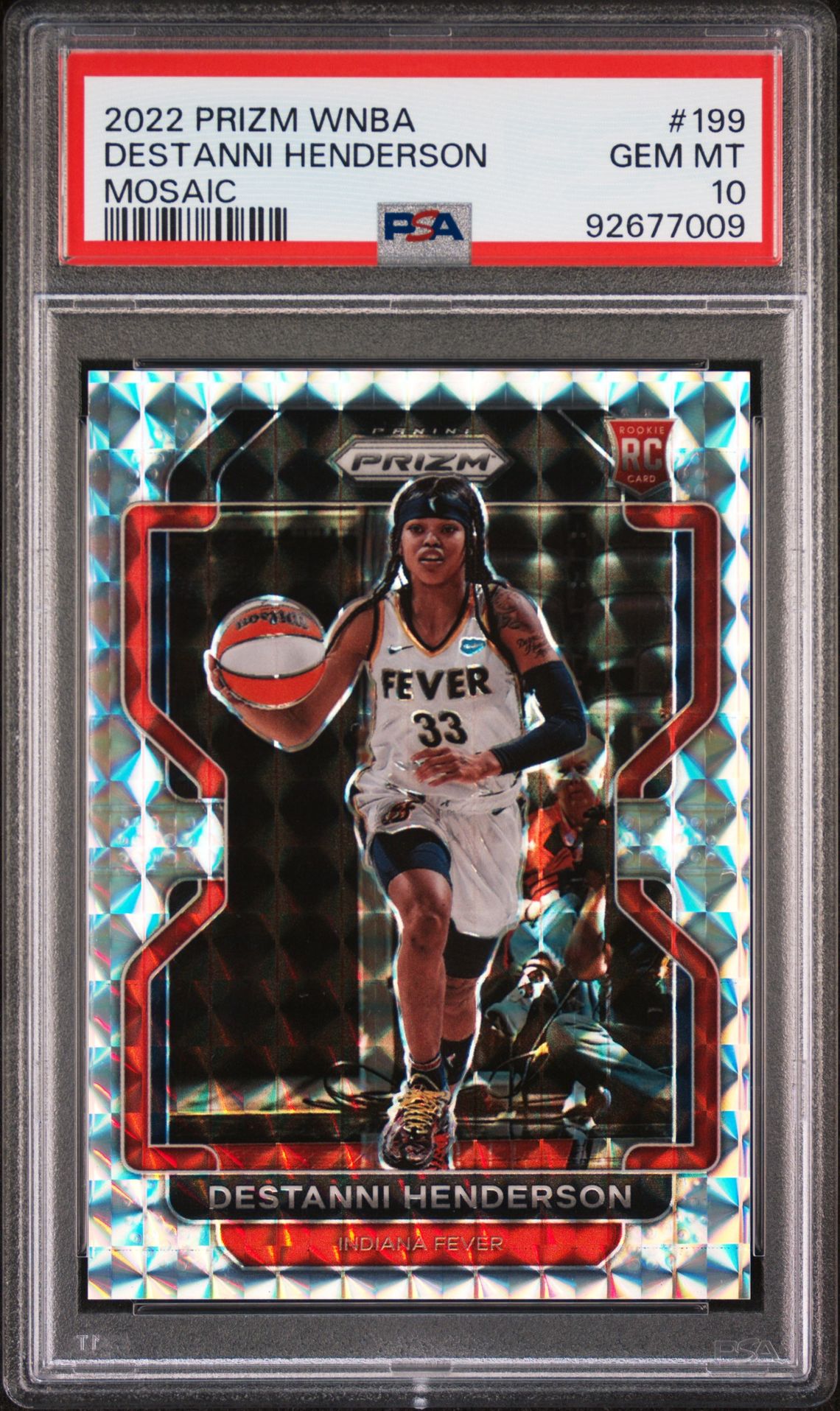 2022 Panini PANINI PRIZM WNBA MOSAIC #199 Destanni Henderson front