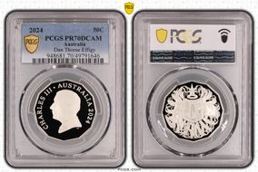2024 50C Dan Thorne Effigy PR70DCAM