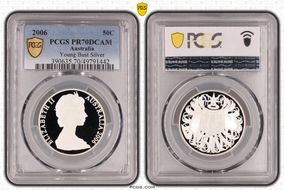 2006 50C Young Bust Silver PR70DCAM