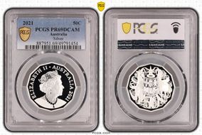 2021 50C Silver PR69DCAM