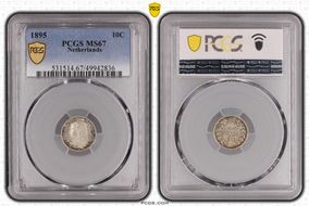 1895 10C KM-116  Ag MS67