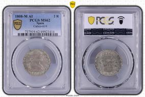 1808-M AI 2 R Calico-619 MS62