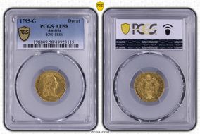 1795-G Ducat KM-1886 AU58