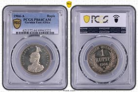 1904-A Rupie PR64CAM